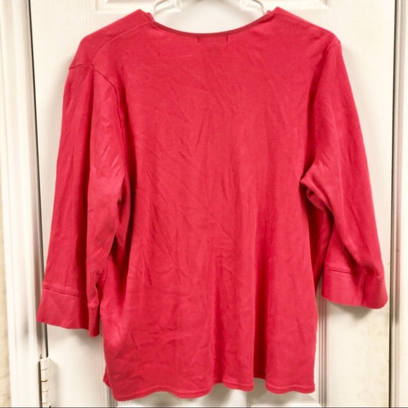 Pink Ribbed Chaps Shirt - Picture 2 of 2